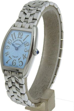 Franck Muller Cintree Curvex Quartz Stainless Steel Watch (Pre-Owned)