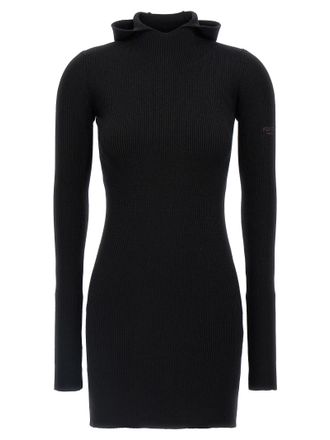 Fendi Black Wool Short Womens Dress