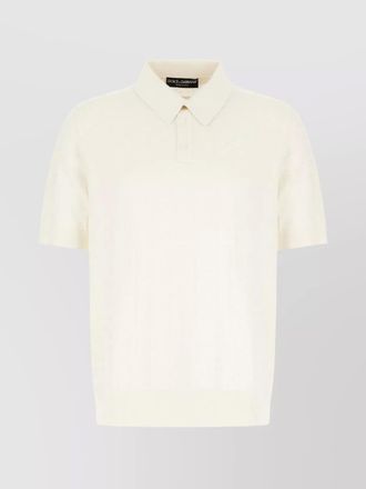 Dolce & Gabbana silk polo shirt