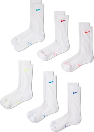 Nike Unisex Everyday Elevated Crew Socks (6 Pairs) in Multicolor | HQ8021-906