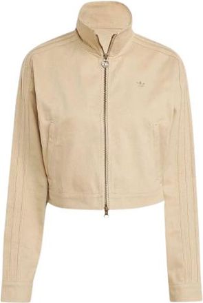 adidas (WMNS) adidas Firebird Twill Crop Track Jacket Beige JX7600