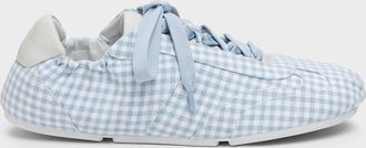 Charles & Keith Cece Gingham Ruched Sneakers