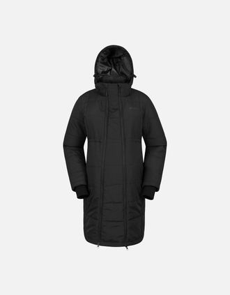 Mountain Warehouse Womens Mountain Warehouse Womens/Ladies Amethyst Long Maternity Padded Jacket - Black - Size: 10