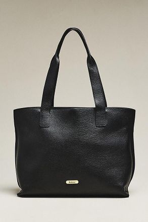 Barbour Alder Large Leather Tote Bag