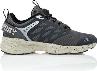 Plein Sport Runner Reflective Scratch Unisex in Grey/darkgrey at Nordstrom, Size 47