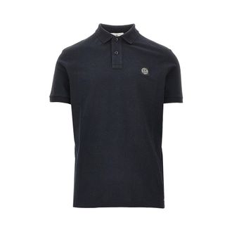 Stone Island Stretch piquet polo shirt Man XL