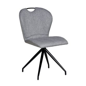 Weber Industries Silla giratoria de comedor en gris oscuro