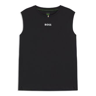 HUGO BOSS Mens Active Quick Dry Tank Top in Black - Size X-Large