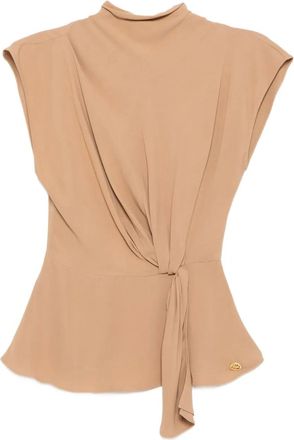 Karl Lagerfeld Blusa a maniche corte - Toni neutri