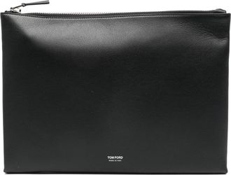 Tom Ford Clutch con zip - Nero