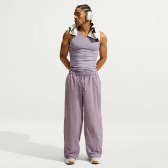Nike Mens N.A.C. Dri-FIT Oversized Woven Pants in Purple | IM5628-524