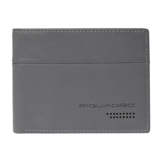 Piquadro Wallets & Cardholders, male, Gray, Size: ONE SIZE Mena S Wallet