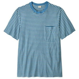 Patagonia Trail Harbor Pocket Tee T-Shirt f&uuml;r Herren | t&uuml;rkis/blau