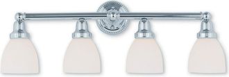 Livex Lighting Livex Classic 4-Light Polished Chrome Bath-Light