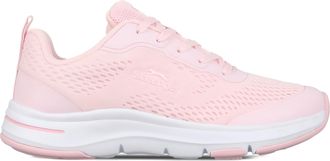 Slazenger Womens Curve Support E Mesh Trainers Ld Pink/White 6 UK