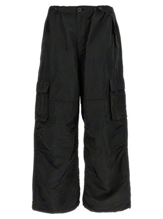 Comme Des Gar&ccedil;ons Black Straight Cargos