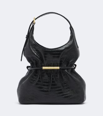 Balmain Sphynx Mini leather top-handle bag