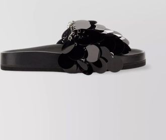 Paco Rabanne embellished flat sole open toe sandal