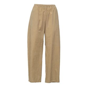 Apuntob Dames, Broeken, Beige, Maat: XS Corduroy
