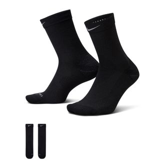 Nike Unisex Running Lightweight Wool Crew Socks (1 Pair) in Black | IF2509-010