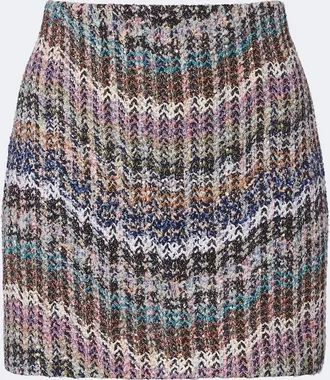Missoni Knitted lam&eacute; miniskirt