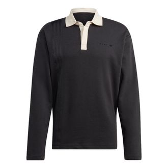 adidas Camisa Manga Longa Rugby Rifta Metro Polo Shirts Black IC8396