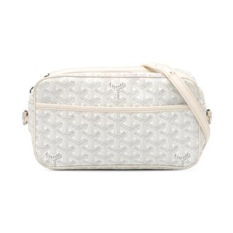 Goyard Pre-owned Cross Body Bags, female, White, Size: ONE SIZE Pre-owned Sac Cap Vert Crossbody Bag