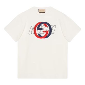 Gucci Cotton Jersey Printed T-Shirt White 771758-XJF7C-9095