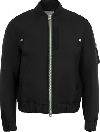 sacai Bomber Suiting Bonding - Nero