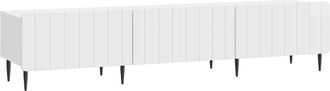 vidaXL Mueble De Tv Brillante 147 X 34,5 X 32 Cm Madera De Ingenier&iacute;a Vidaxl