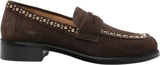 Furla College Leather Loafers