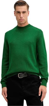 A|X Armani Exchange Trui van wolmix - Heren - Coltruien - Groen - 2XL - Wol - Truien & Vesten