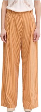 Sessun Provencia Broek - Dames - Wijde Broeken - Oranje - M - Katoen - Broeken