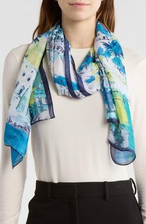 Vince Camuto Roman Holiday Scarf in Ocean at Nordstrom Rack