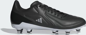 adidas adidas Performance Unisex RS15 Elite Soft Ground Rugby Boots - Black Leather - Size UK 14.5