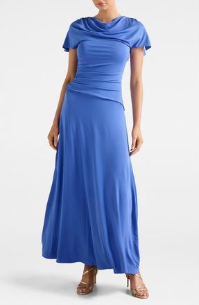 Ever New Gemini Jersey Maxi Dress in Cornflower Breeze at Nordstrom, Size 14