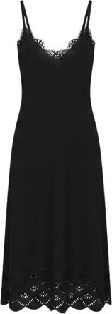 Ermanno Scervino Kleedjes, Dames, Zwart, M, Midi Jurk