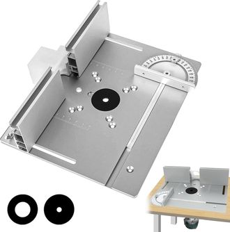 OEM Mesa De Fresado De Aluminio, Mesa De Fresado Con Soporte De Torsi&oacute;n Angular, Fresadora De Paneles, Accesorios Para Fresadoras De Madera Para Fresado, 