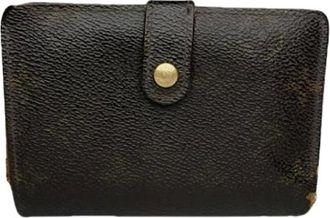 Louis Vuitton Pre-owned Wallets, female, Brown, Size: ONE SIZE Pre-owned Leather Wallet