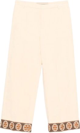 Valentino Garavani Pantaloni con ricamo - Toni neutri