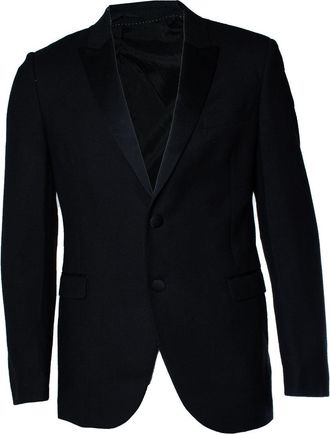 Neil Barrett Neil barret, black structured blazer jacket