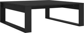 vidaXL Coffee Table Black 100x100x35 cm Engineered Wood Vidaxl