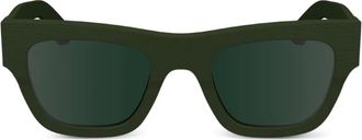 Calvin Klein Occhiali da sole squadrati - Verde