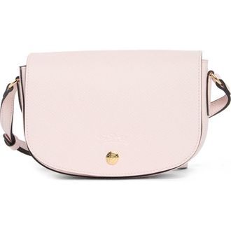 Longchamp &Eacute;pure Leather Crossbody Bag in Ballet at Nordstrom