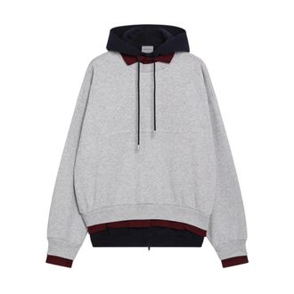 Balenciaga Heren, Sweatshirts & Hoodies, Grijs, Maat: L Katoen