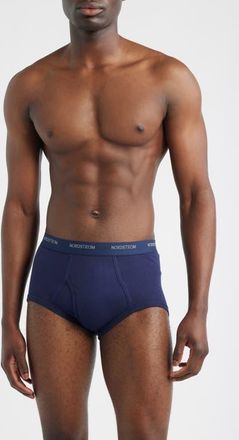 Nordstrom 4-Pack Supima Cotton Briefs in Navy Dusk at Nordstrom, Size 30