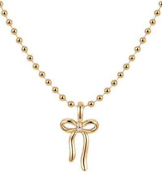 Made by Mary Coquete Bead Chain Necklace in Gold Vermeil at Nordstrom