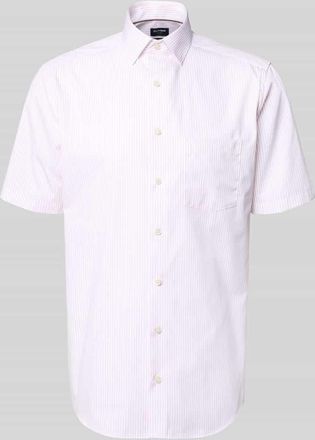 Olymp Modern Fit Business-Hemd mit Brusttasche in Rose, Gr&ouml;&szlig;e 39