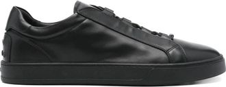 Tod's Tods, Sneakers, male, Black, Size: 11 US Black Elasticated Strap Leather Sneakers