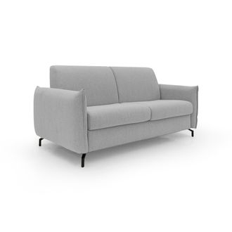 Divani.Store Divani.store - Scarlet Sof&aacute; Cama Convertible En Tejido Mixto De Algod&oacute;n Impermeable 215 Cm (mat.160x197) Gris
